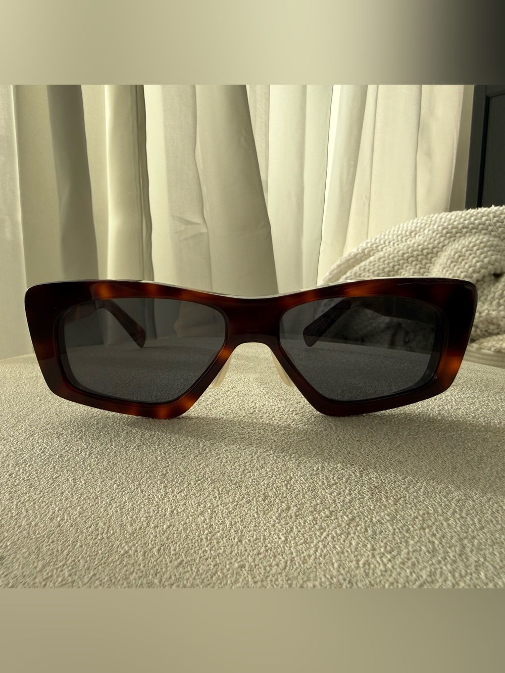 Brain Dead Tortoiseshell Rectangular Sunglasses